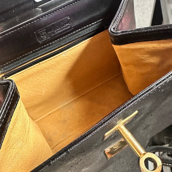 MCM Black Monogram Handbag - Picture 4 of 7